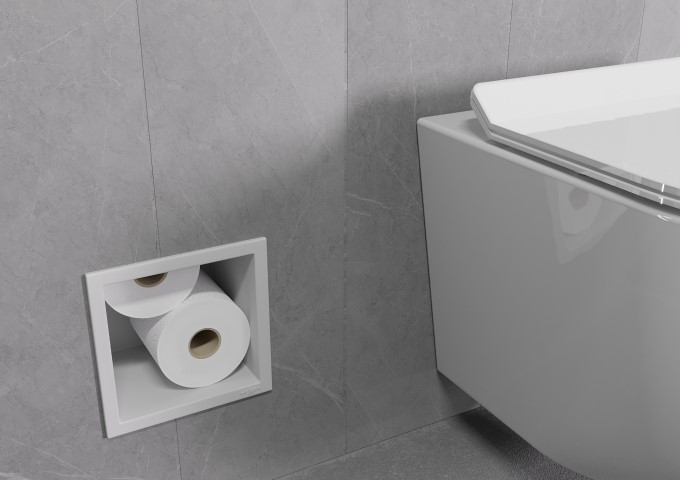 WC papírtartók fehérek