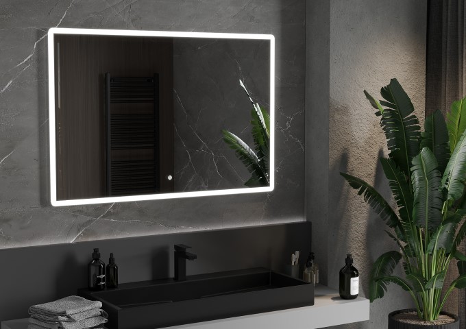 Fürdőszobai tükrök LED világítással 120x80cm