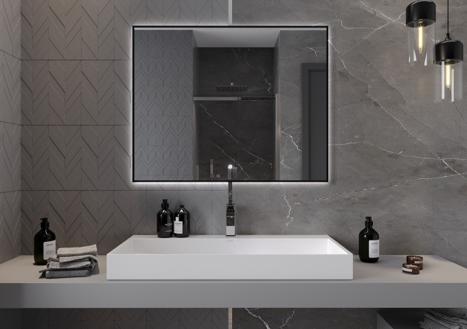 Fürdőszobai tükrök LED világítással 120x80cm