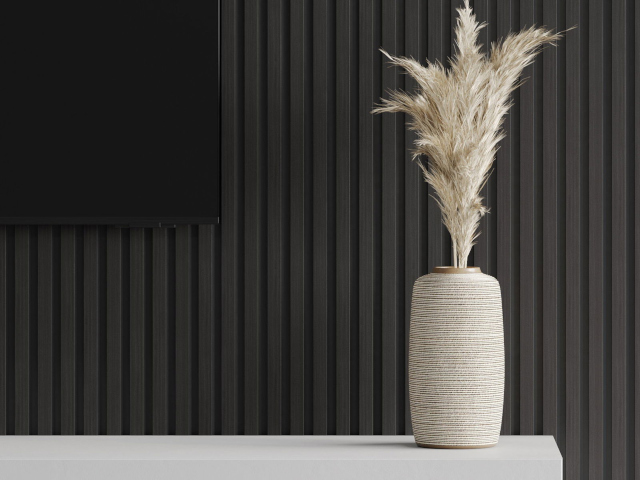 Fekete lamellák a szobában