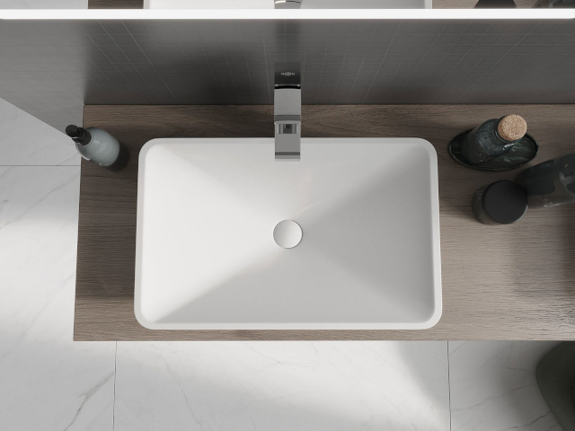 Mexen tölgy mosdókagyló alatti szekrény