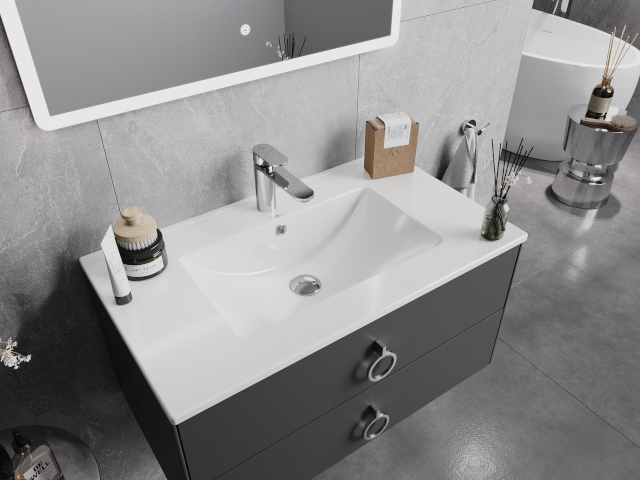 Szekrény mosdóval 90 cm