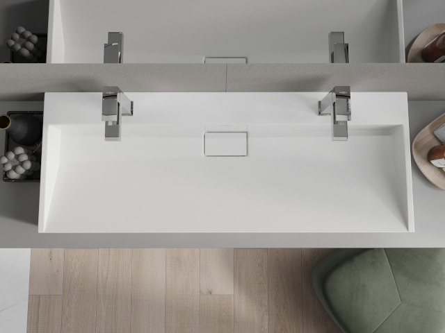 120 cm-es mosdós fürdőszobai szekrény elrendezése