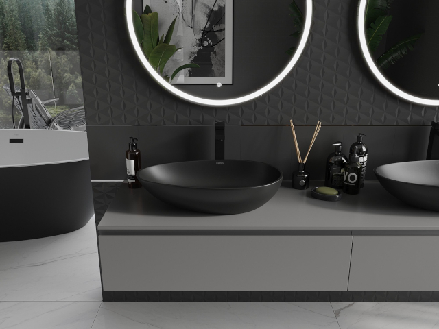 Függesztett fürdőszobai szekrény