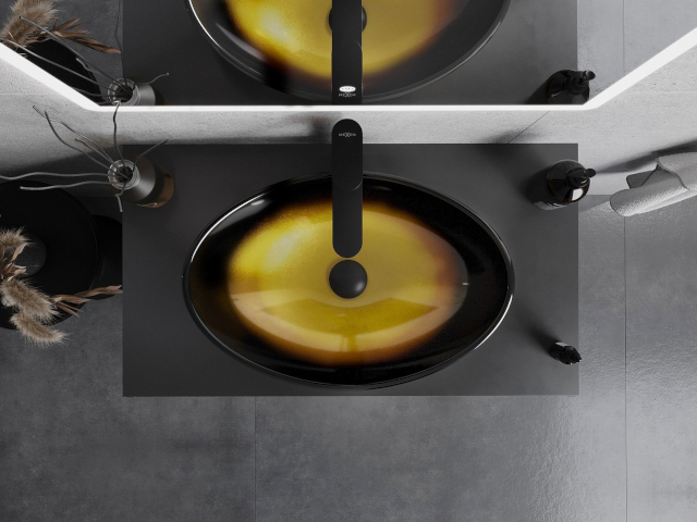 80 cm-es felső mosdós fürdőszoba szekrény