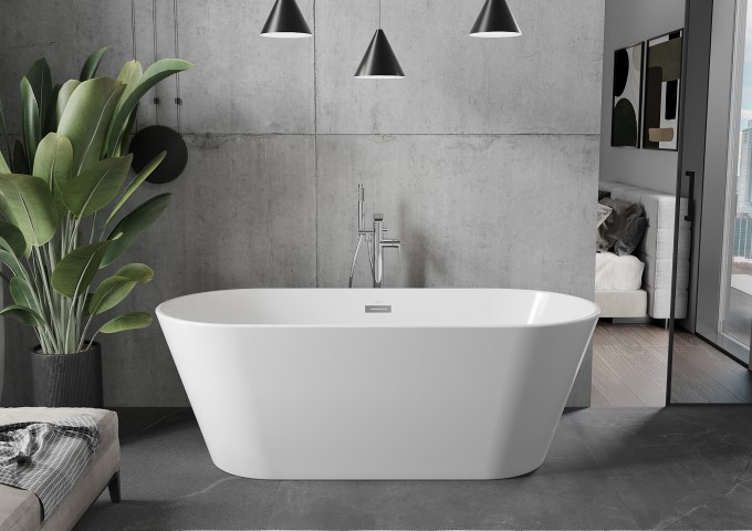 Króm fürdőkád és zuhany csaptelepek