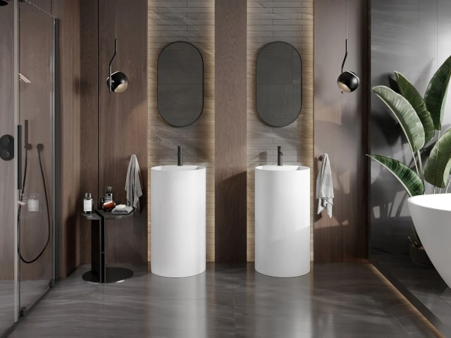 Semleges fény a fürdőszobában