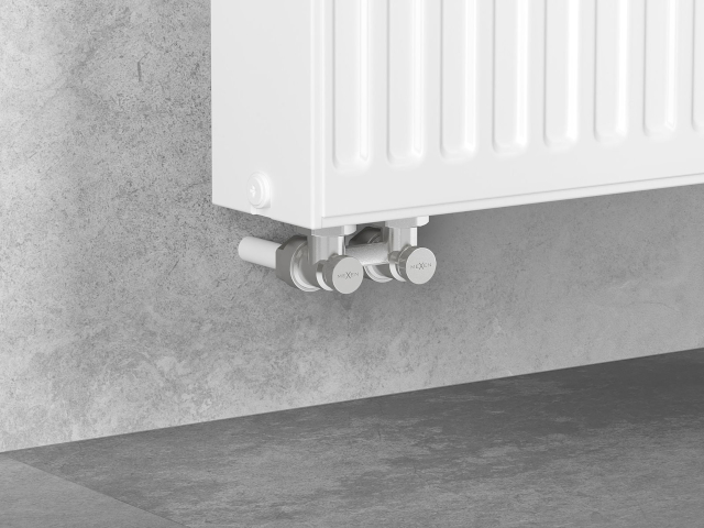 Szögeletes radiátorszelep