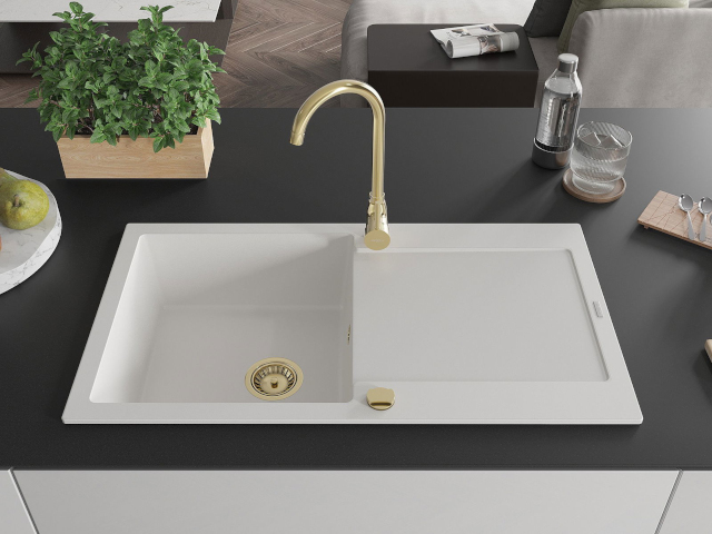 90x50-es Mexen mosogató a konyhában