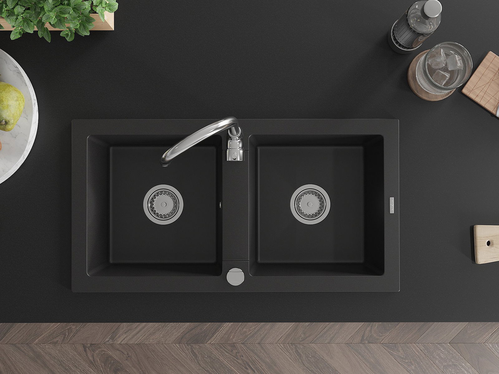 Dupla mosogató Mexen