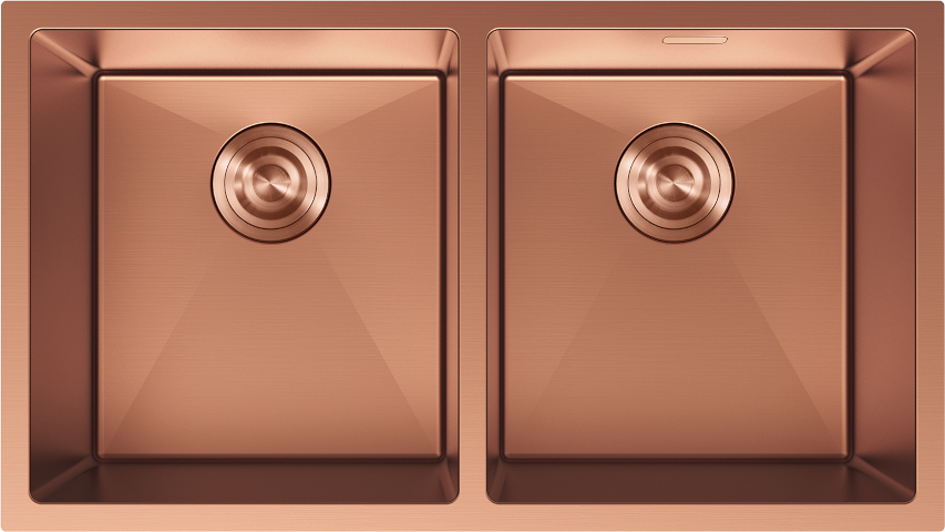 Acél réz mosogató