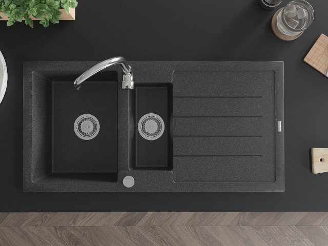 100 cm-es Mexen mosogató a konyhában