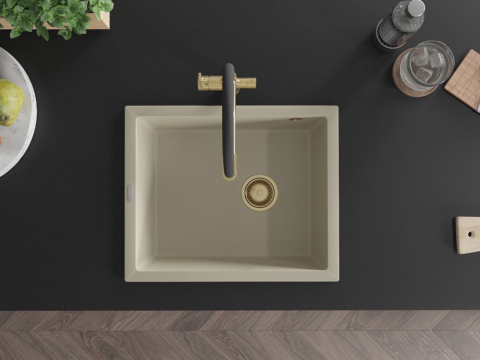 Alulról beépített Mexen mosogató