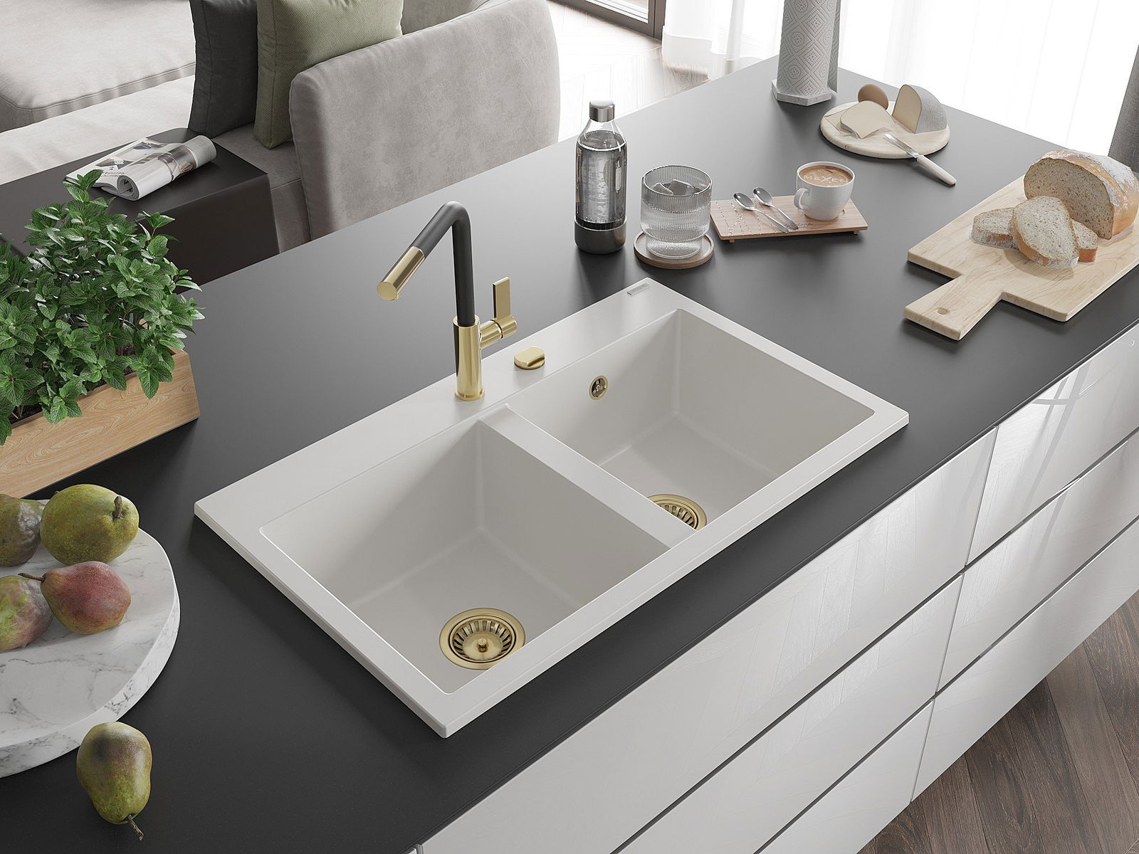 Dupla medencés mosogató