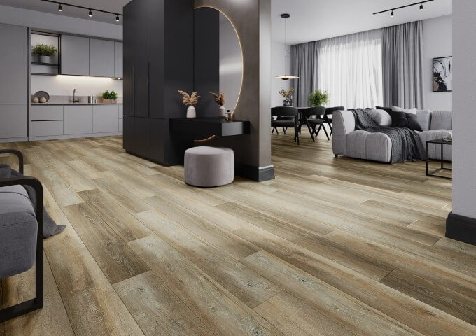 Mexen Cortland vinyl padlók tölgy