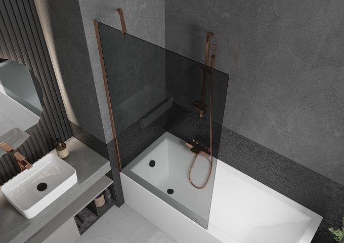 Wanny 150x70 paravánnal és burkolattal