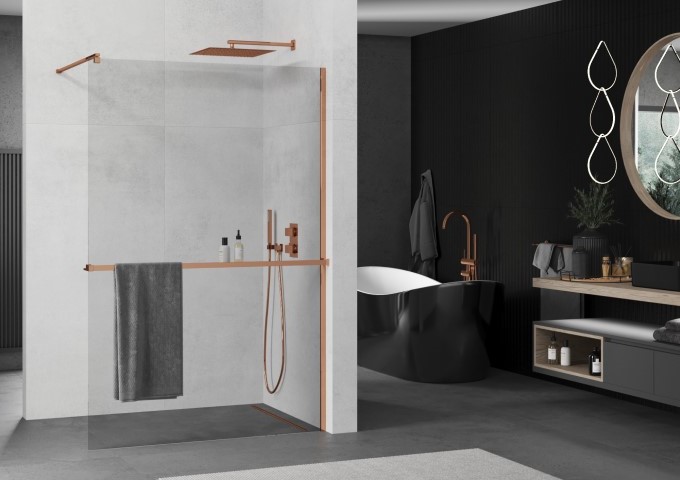 Rózsaszín üvegfüggönyök