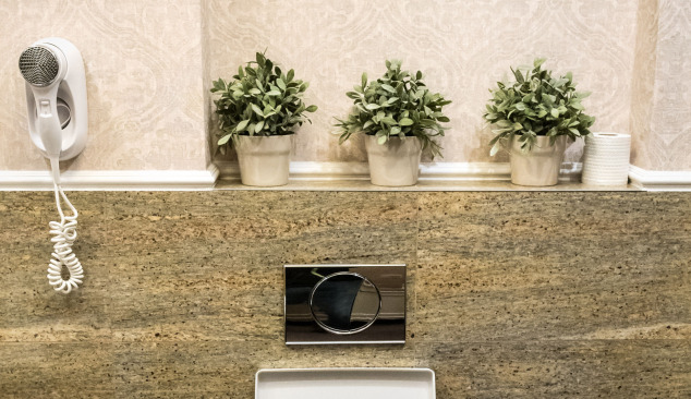 Öblítőgomb kiválasztása