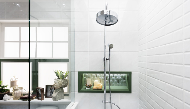 Zuhanycsaptelepek: kellemes fürdés és érdekes dekoráció