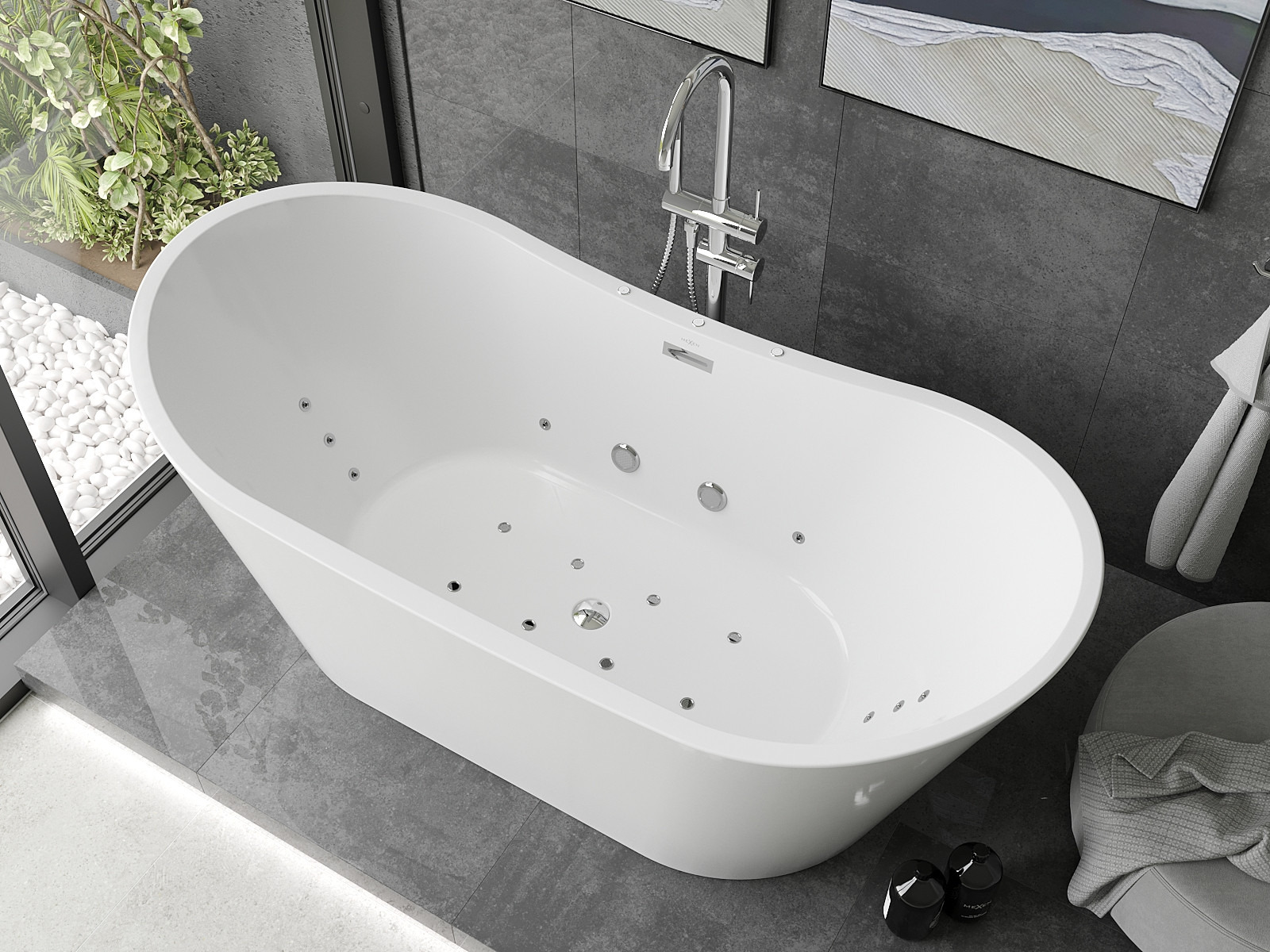 Spa-stílusú fürdőszoba